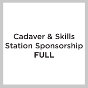 Cadaver & Skills Station - Full Sponsorship