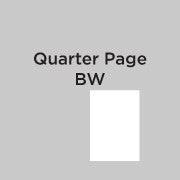 Quarter Page Ad - Black and White